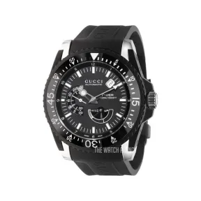 古驰/Gucci 系列 46.00 MM 黑钢 自动机械机芯 男表 YA136201