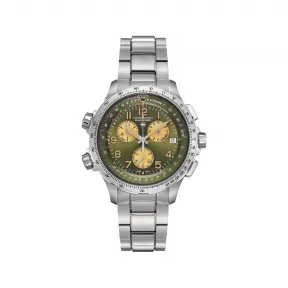 汉密尔顿/Hamilton 卡其航空系列 46MM 精钢 石英机芯 男表 H77932160