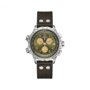 汉密尔顿/Hamilton 卡其航空系列 46MM 精钢 石英机芯 男表 H77932560