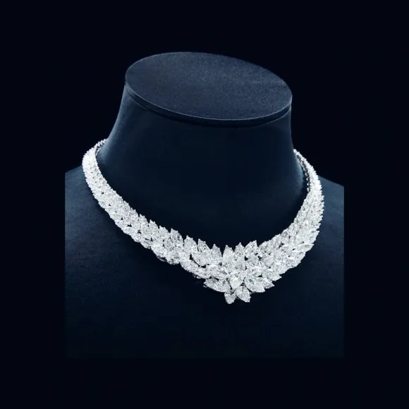 海瑞温斯顿/HarryWinston Winston Cluster 钻石项链 317015