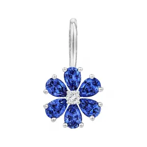 海瑞温斯顿/HarryWinston Forget-Me-Not蓝宝石和钻石幸运坠饰 CMSPRFFLRFMN