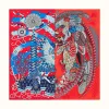 爱马仕/Hermes “幸福邂逅”90厘米方巾 H003734SU01