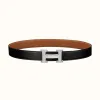 爱马仕/Hermes H 皮带扣&双面皮腰带32毫米 H064544CK05-H073967CAAA115