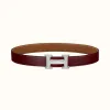 爱马仕/Hermes H 皮带扣&双面皮腰带32毫米 H064544CK05-H073967CAAX105
