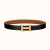 爱马仕/Hermes H 皮带扣&双面皮腰带32毫米 H064544CM2M-H073967CAAA120