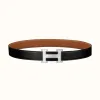 爱马仕/Hermes H Martelee皮带扣&双面皮腰带32毫米 H064549CK05-H073967CAAA085