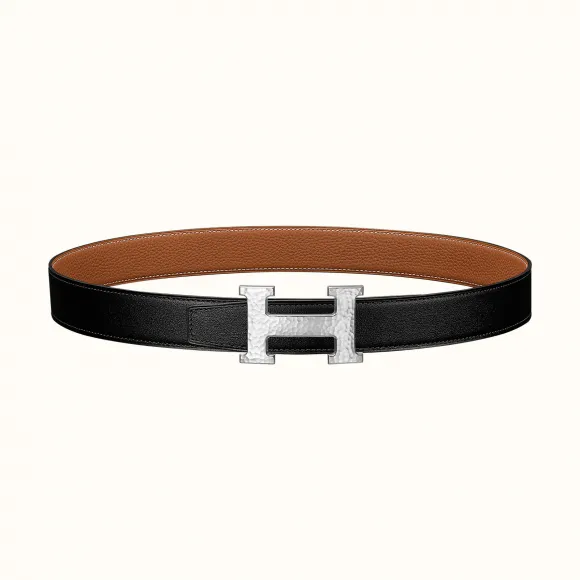 爱马仕/Hermes H Martelee皮带扣&双面皮腰带32毫米 H064549CK05-H073967CAAA095