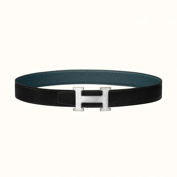 爱马仕/Hermes H Martelee皮带扣&双面皮腰带32毫米 H064549CK05-H073967CAAD105