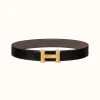 爱马仕/Hermes Constance皮带扣&双面皮腰带38毫米 H074562CUZ3-H077971CAAG080