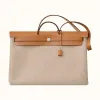 爱马仕/Hermes 米色 Herbag Zip retourne cabine手提包 H077785CKAC