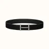 爱马仕/Hermes H d'Ancre皮带扣&双面皮腰带38毫米 H077938CK05-H075387CAAF095