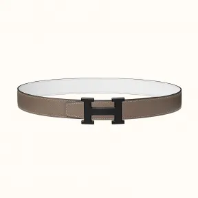 爱马仕/Hermes 5382皮带扣&双面皮腰带32毫米 H080029CY89-H075394CAAM095