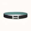 爱马仕/Hermes H Optique皮带扣&双面皮腰带38毫米 H080033CK05-H077971CAAL090