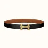 爱马仕/Hermes Farwest皮带扣&双面皮腰带32毫米 H081655CUZ3-H073967CAAA105