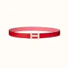 爱马仕/Hermes H Email 24皮带扣&双面皮腰带24毫米 H081663CAAD-H052150CADO080