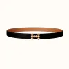 爱马仕/Hermes Bubbles belt皮带扣&双面皮腰带24毫米 H081665CDZ2-H052150CABV080