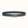 爱马仕/Hermes Cordage皮带扣&双面皮腰带32毫米 H081676CK05-H073967CABD095