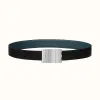 爱马仕/Hermes Typo皮带扣&双面皮腰带32毫米 H081751CB86-H073967CAAD095