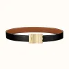 爱马仕/Hermes Typo皮带扣&双面皮腰带32毫米 H081751CUZ3-H073967CAAA110