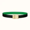 爱马仕/Hermes Typo皮带扣&双面皮腰带32毫米 H081751CUZ3-H074504CAAF095