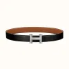 爱马仕/Hermes Agora皮带扣&双面皮腰带32毫米 H081752CK05-H073967CAAA105
