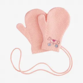 爱马仕/Hermes 玫瑰色 Adada连指手套 H102356M_02