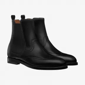 爱马仕/Hermes 黑色 Villette及踝靴 H192040Z_02380