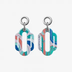 爱马仕/Hermes 黄色 Attelage Berline Rainbow耳环 H411912FP92