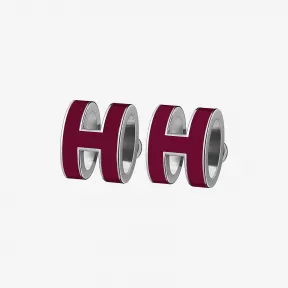 爱马仕/Hermes 棕色 Pop H耳环 H608001FP55