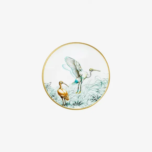 爱马仕/Hermes  “赤道丛林”面包黄油碟 P038012P