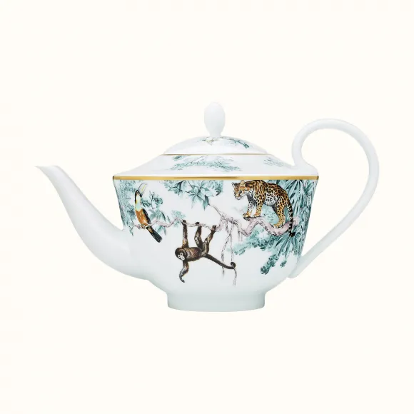 爱马仕/Hermes  “赤道丛林”茶壶 P038018P