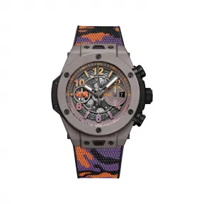 宇舶/Hublot Big Bang系列 44MM 微珠喷砂及抛光暖灰色陶瓷 自动机械机芯 男表 421.FX.8099.NR.SOA23