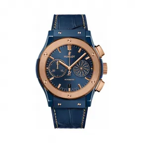 宇舶/Hublot 经典融合系列 45MM 蓝色陶瓷，两色 自动机械机芯 男表 521.EO.7128.LR.MYO20