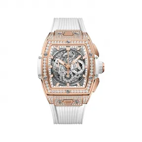 宇舶/Hublot Big Bang灵魂系列 42MM 缎面及抛光18K王金镶嵌166颗钻石 自动机械机芯 男表 642.OE.2010.RW.1604