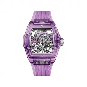 宇舶/Hublot Big Bang灵魂系列 42MM 紫色抛光蓝宝石水晶 手动机械机芯 男表 645.JM.0120.RT