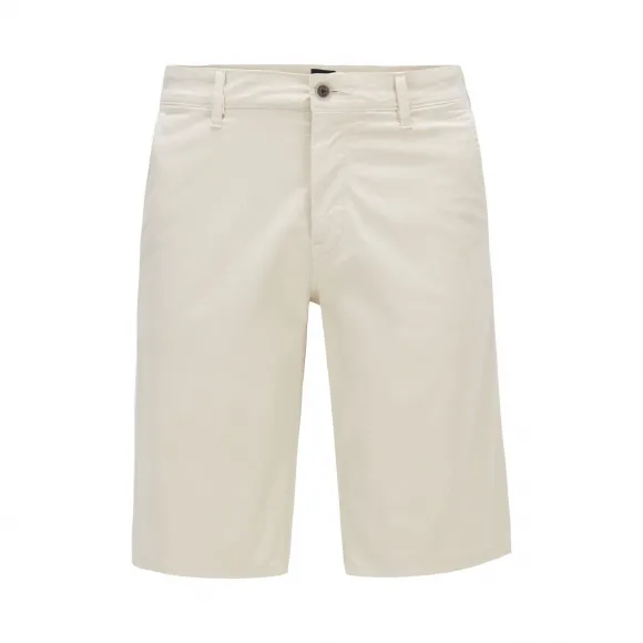 雨果博斯/Hugo Boss 轻盈弹力棉斜纹布修身休闲短裤 50430899270