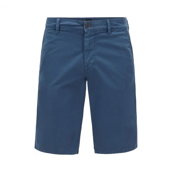 雨果博斯/Hugo Boss 轻盈弹力棉斜纹布修身休闲短裤 50430899414