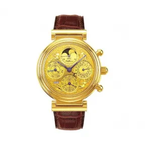 万国/IWC Da Vinci Tourbillon 系列 39 MM 黄金 手动机械机芯 男表 IW375207