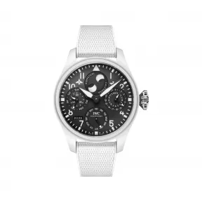 万国/IWC IW503008-大型飞行员TOP GUN海军空战部队万年历腕表 太浩湖 46.5 MM 陶瓷 自动机械机芯 男表