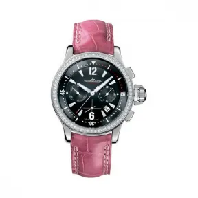 积家/Jaeger LeCoultre MASTER COMPRESSOR 压缩大师系列 精钢镶钻 石英机芯 女表 Q17484