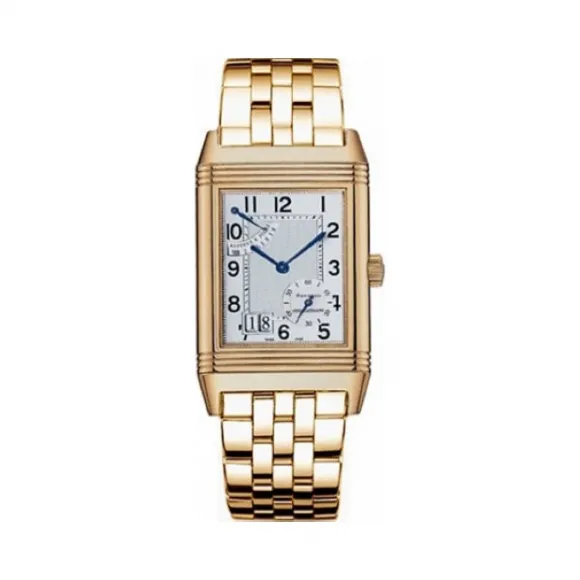 积家/Jaeger LeCoultre Reverso 翻转腕表系列  18k黄金 手动机械机芯 男表 Q3001120