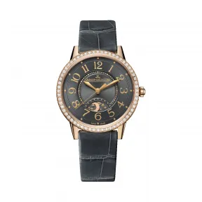 积家/Jaeger LeCoultre Rendez-Vous 约会系列 18K玫瑰金镶钻，共镶嵌60颗钻石 自动机械机芯 女表