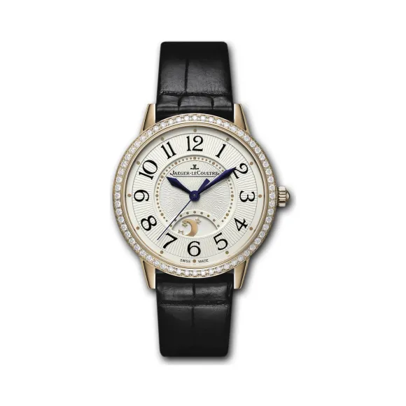 积家/Jaeger LeCoultre Rendez-Vous 约会系列 18k玫瑰金镶钻，~60颗~0.69 克拉 自动机械机