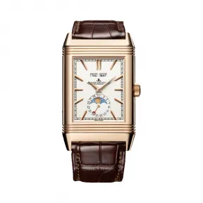 积家/Jaeger LeCoultre Reverso 翻转腕表系列  玫瑰金 手动机械机芯 男表 Q3912420