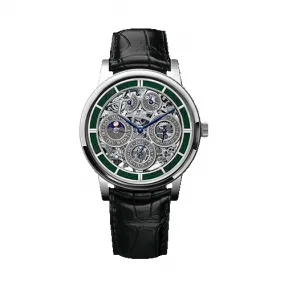 积家/Jaeger LeCoultre Master 大师系列 白金 手动机械机芯 男表 Q5063540