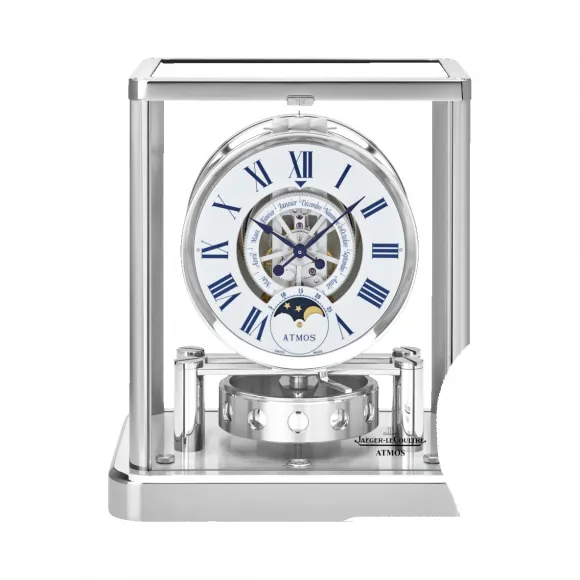 积家/Jaeger LeCoultre ATMOS 空气钟系列 镀铑黄铜 手动机械机芯 男表 Q5112202