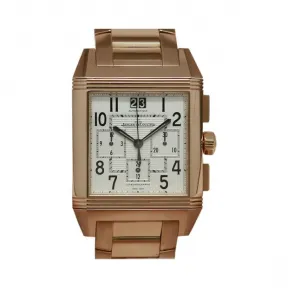 积家/Jaeger LeCoultre Reverso 翻转腕表系列  18k玫瑰金 自动机械机芯 男表 Q7012120