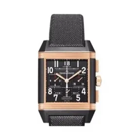 积家/Jaeger LeCoultre Reverso 翻转腕表系列  18k玫瑰金 自动机械机芯 男表 Q7012471