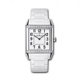积家/Jaeger LeCoultre 翻转腕表系列  精钢镶钻 石英机芯 女表 Q7068721