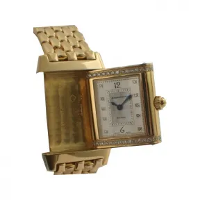积家/Jaeger LeCoultre Reverso Complication 系列 21 х 33 мм 黄金 石英机芯 女表 Q2651102